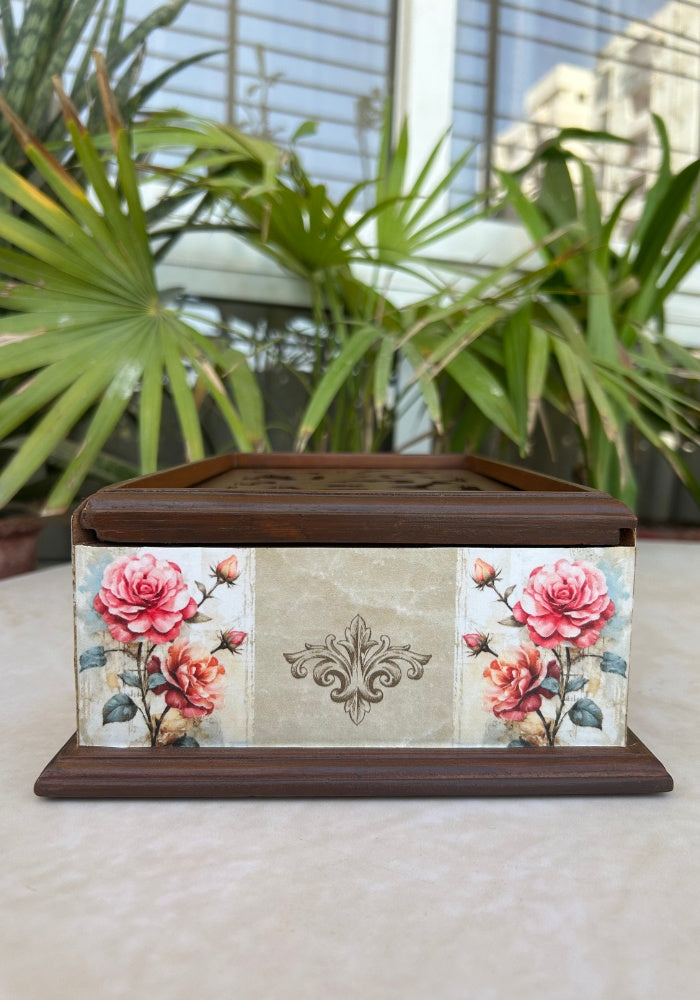 Symphony Carved Box - Pink Blossom