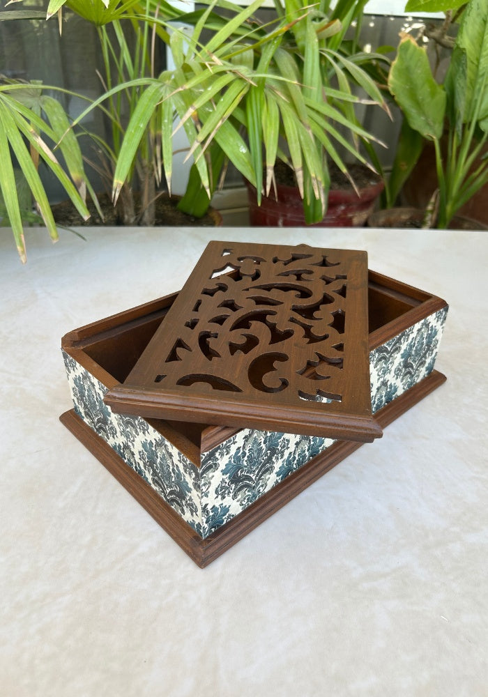 Symphony Carved Box - Damask