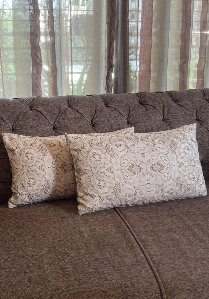 Reversible Cushion Covers - Exquisite Lace - Rectangle