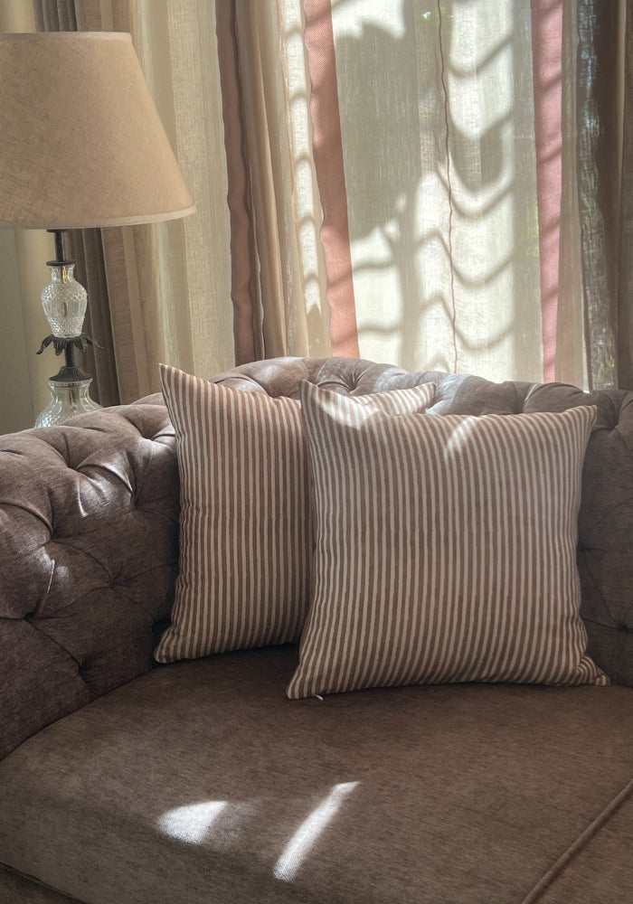 Reversible Cushion Covers - Classic Stripes