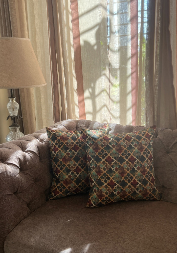 Reversible Cushion Covers - Arabian Nights