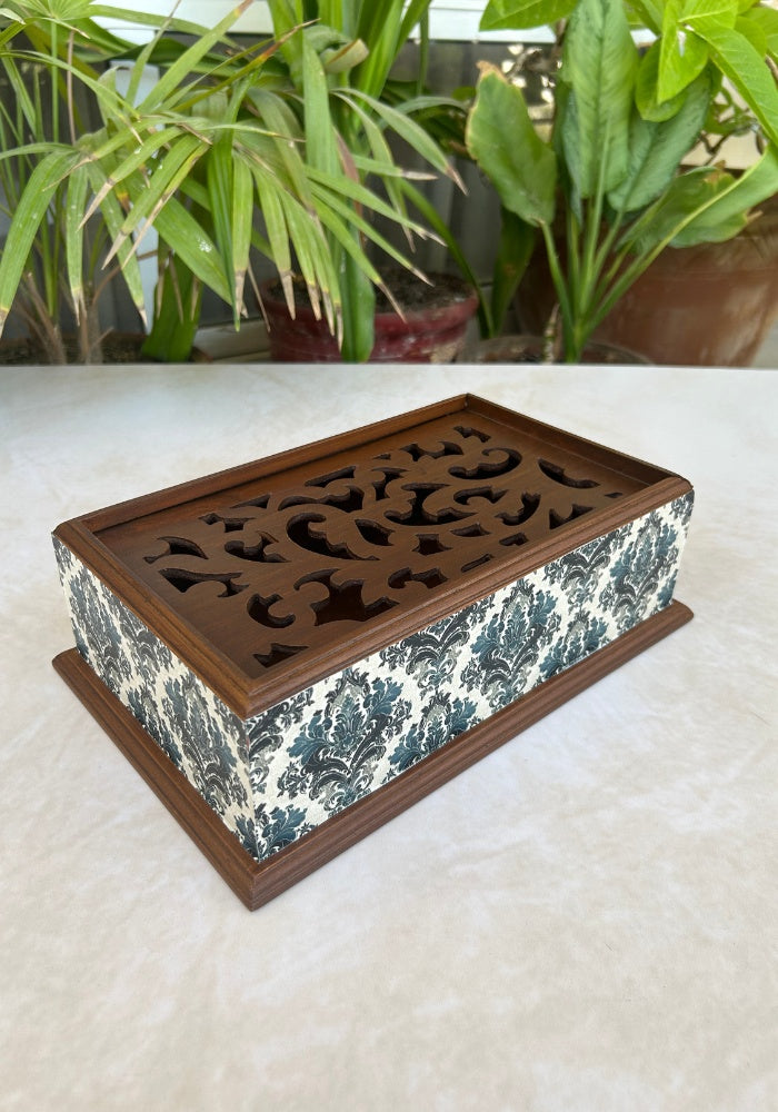 Symphony Carved Box - Damask