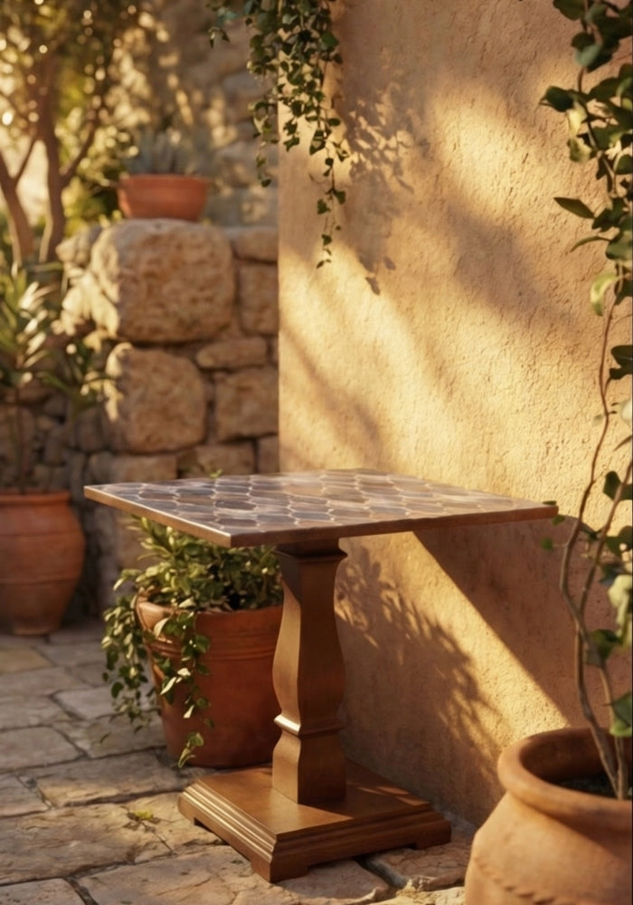 Rectangular Table : - Indigo Hues