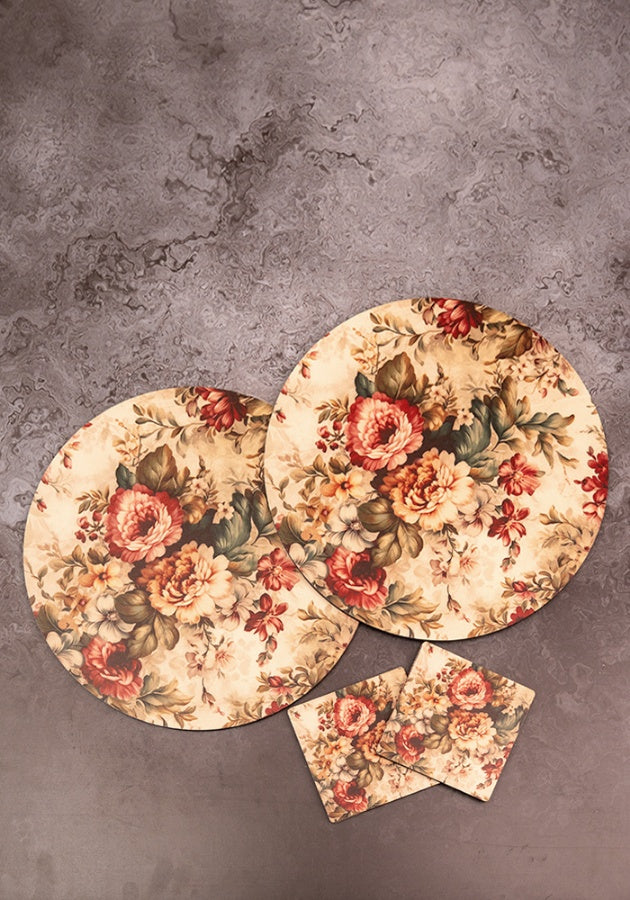 Dining Table Trivets - Gardenia (Round)