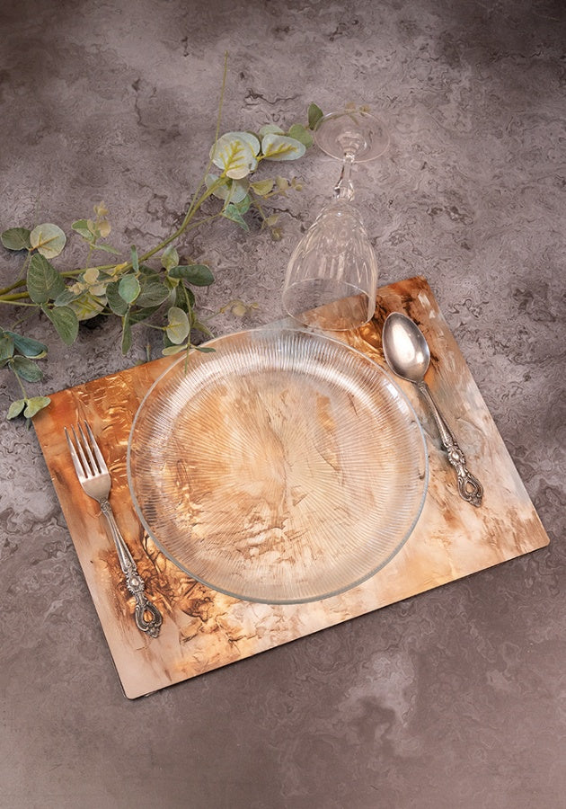 Dining Table Placemats - Golden Hues