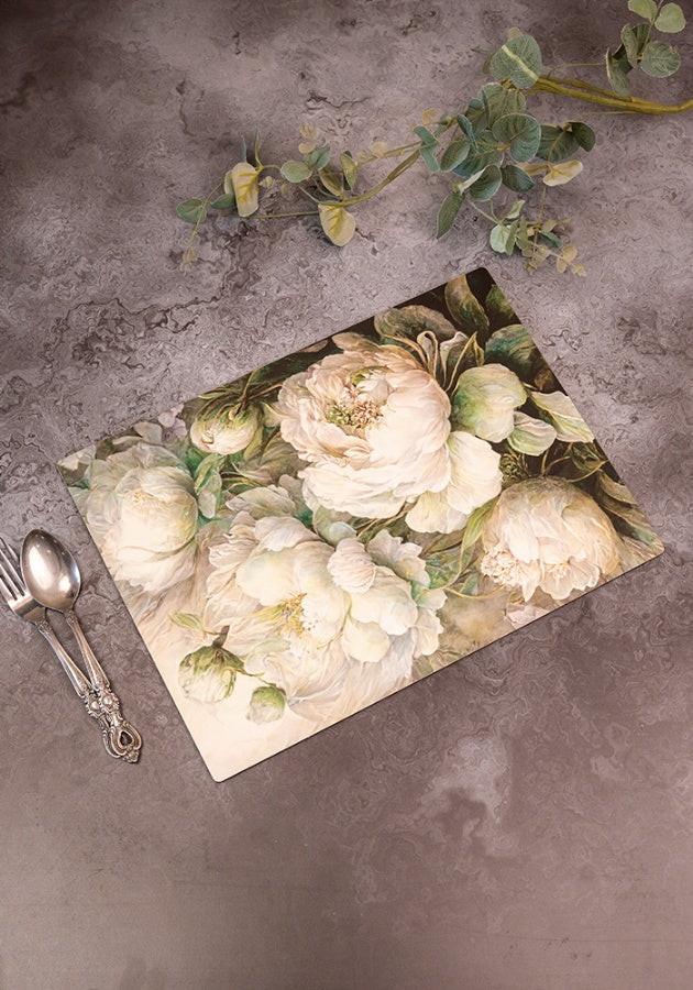 Dining Table Placemats - Dancing Peonies