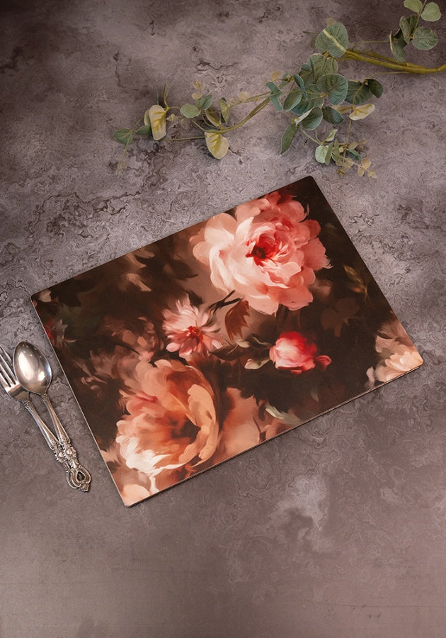 Dining Table Placemats - Watercolor Florals