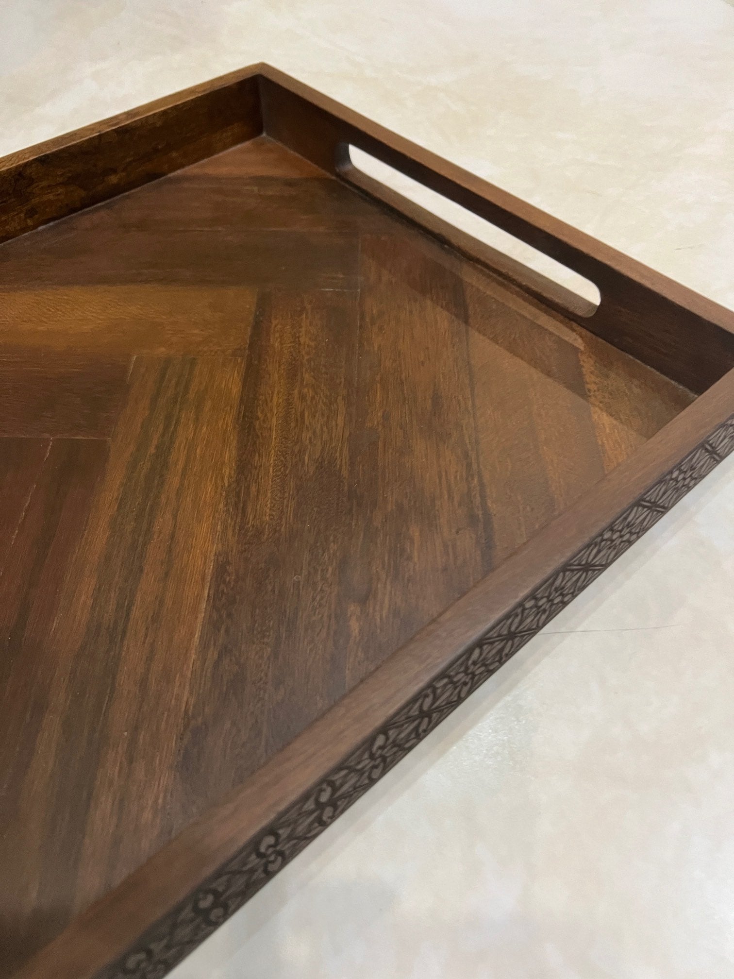 Wooden Engraved Tray