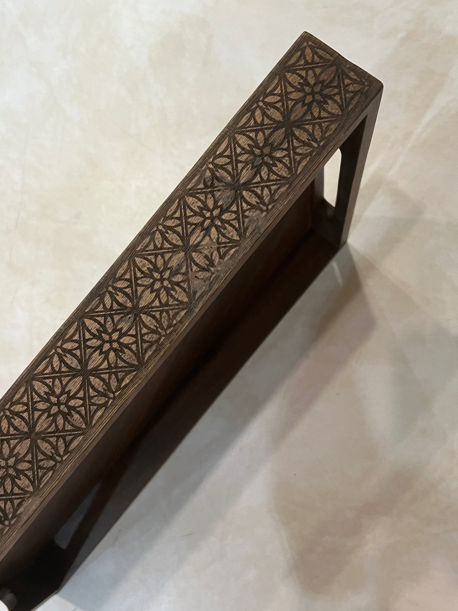 Wooden Engraved Tray