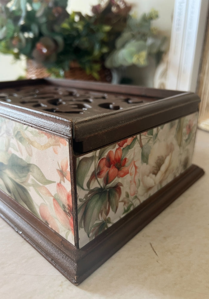 Symphony Carved Box - Floral Dance