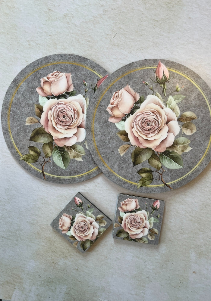 Dining Table Trivets - Floral Grace