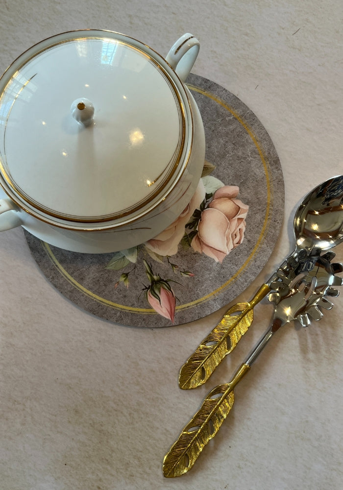 Dining Table Trivets - Floral Grace