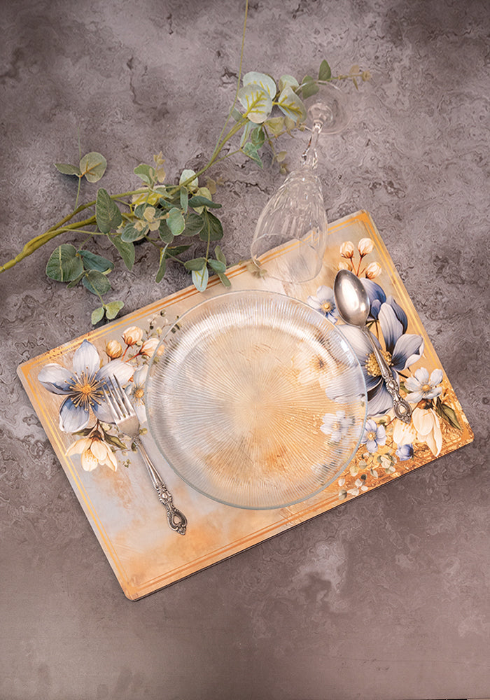 Dining Table Placemats - Floral Harmony