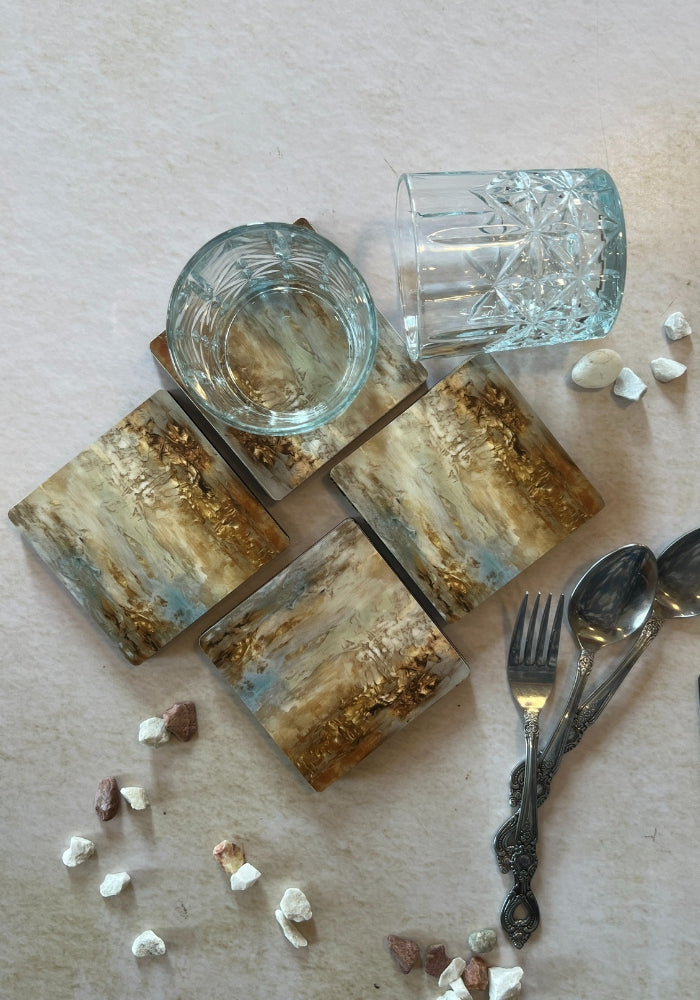 Coasters - Golden Hues