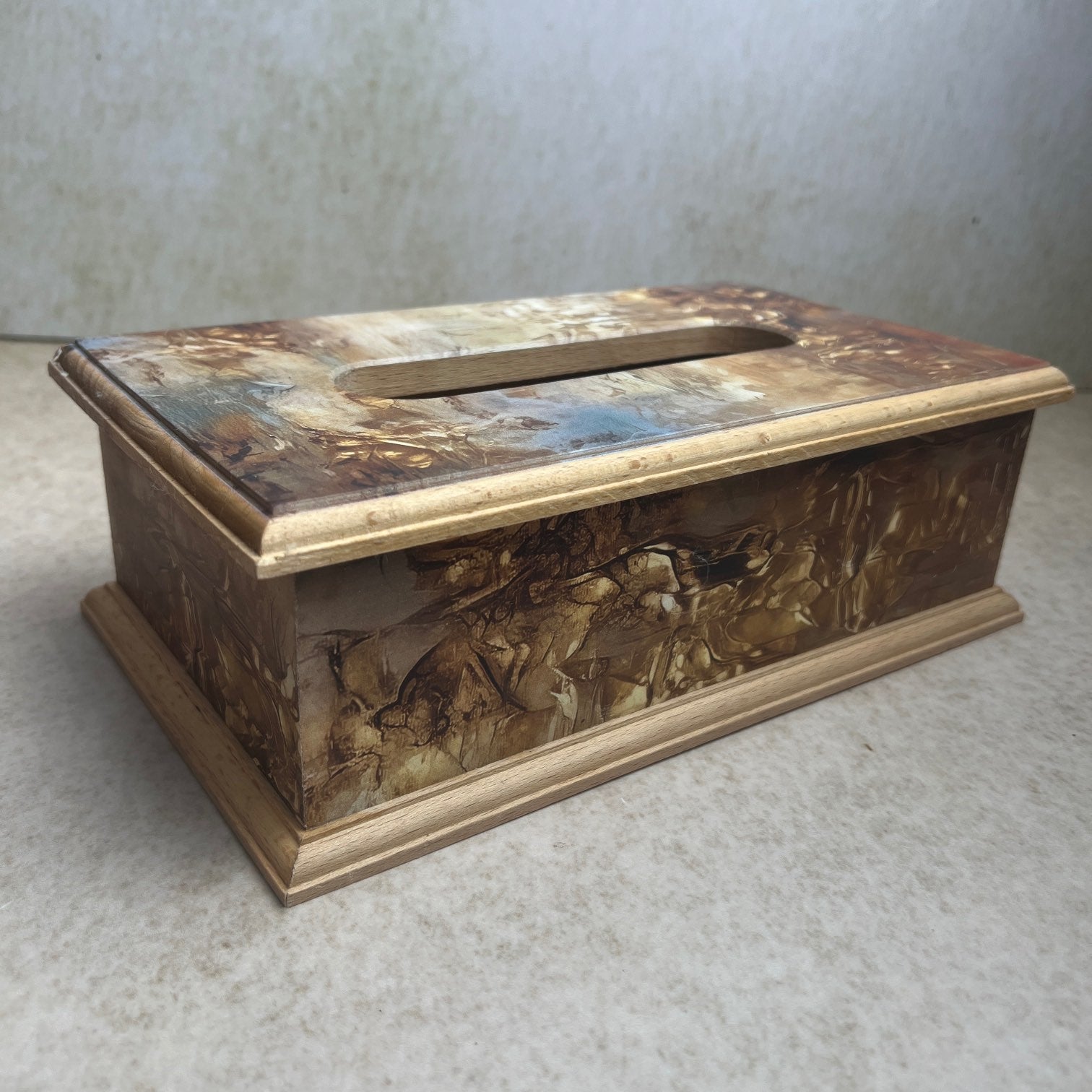 Tissue Box - The Luxury Series - Golden Hues