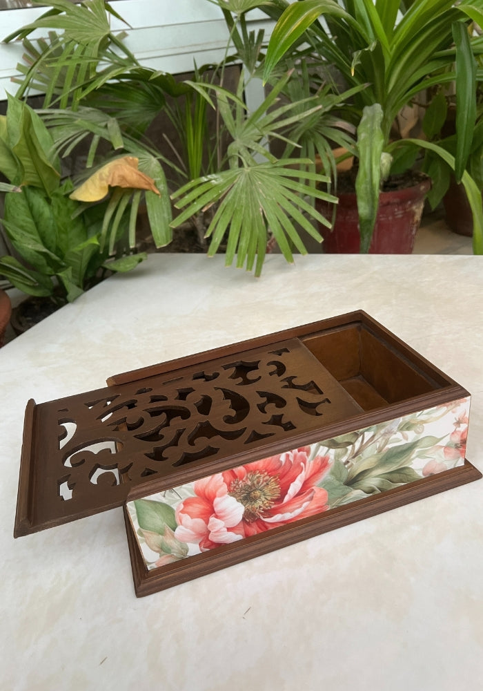 Symphony Carved Box - Floral Dance