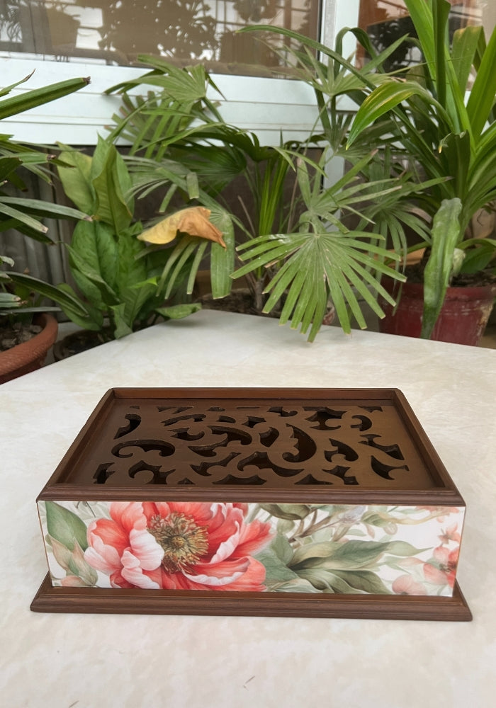 Symphony Carved Box - Floral Dance