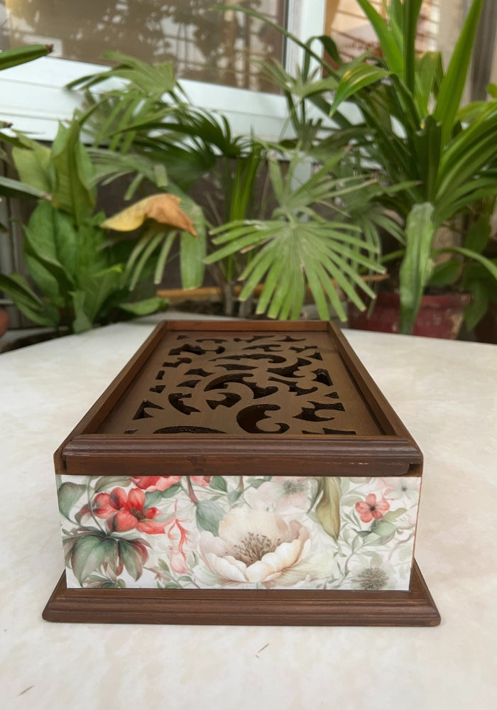 Symphony Carved Box - Floral Dance