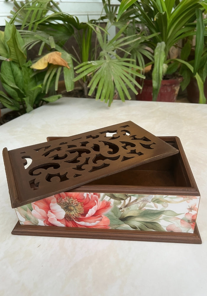 Symphony Carved Box - Floral Dance