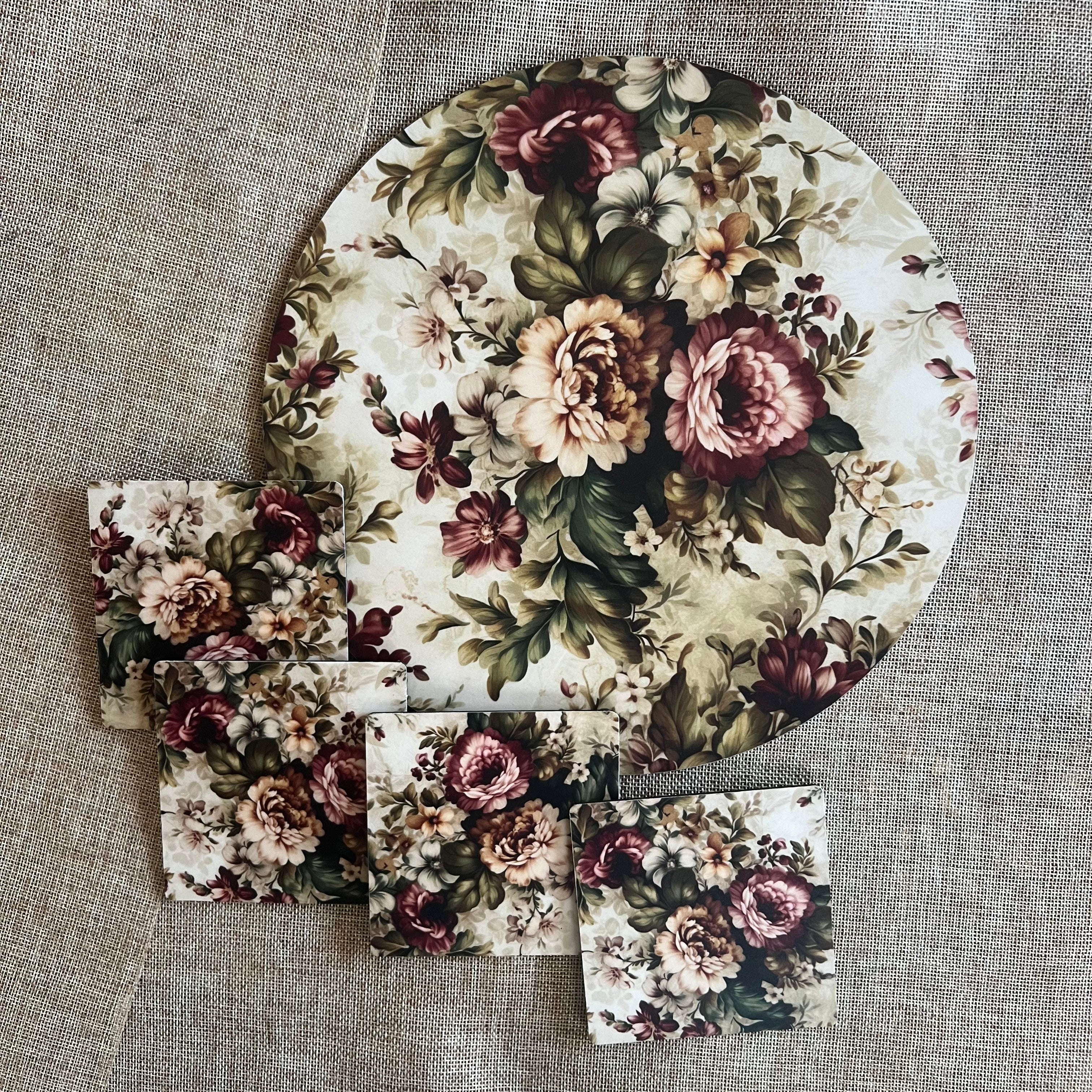 Dining Table Trivets - Gardenia (Round)