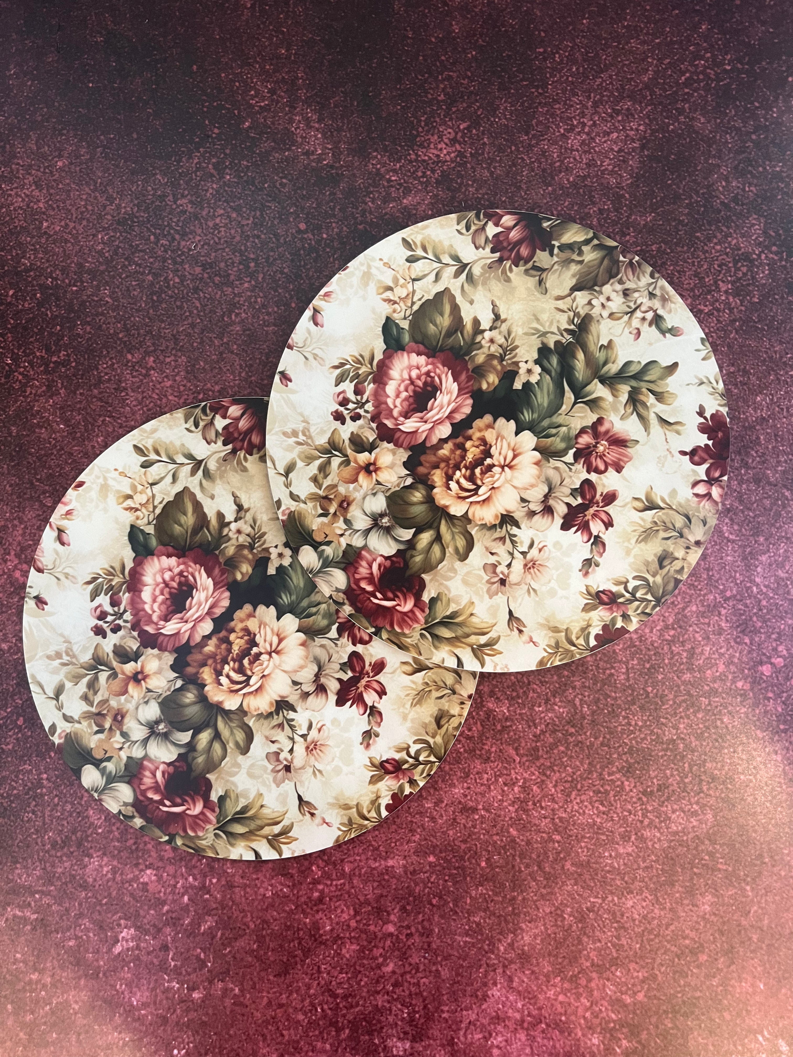 Dining Table Trivets - Gardenia (Round)