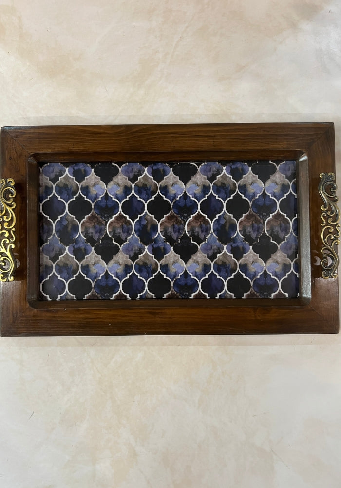 Frame Tray - Indigo Hues