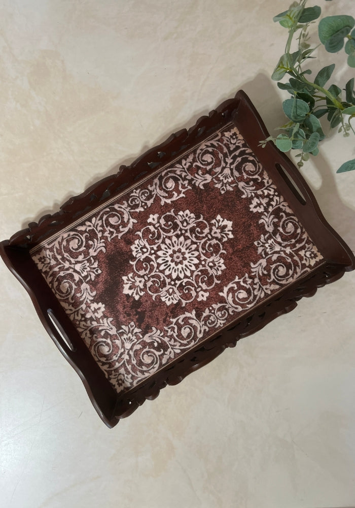 Symphony Carved Tray - Ornament