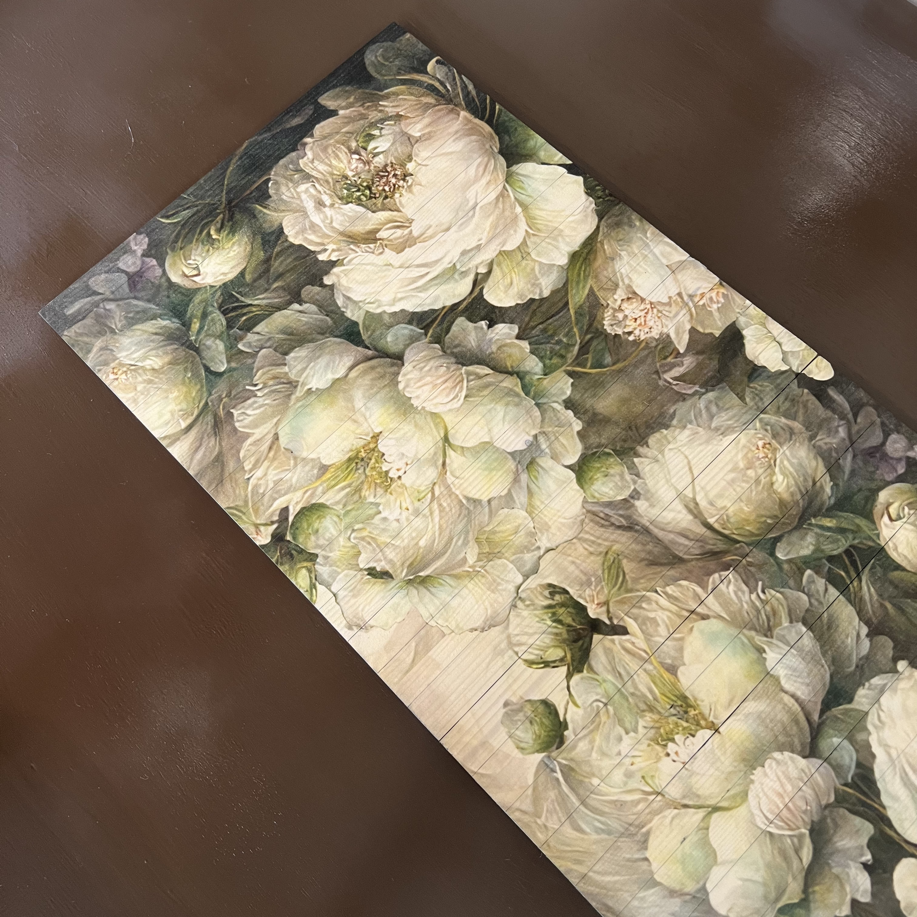 Wooden Collapsible Runner - Dancing Peonies