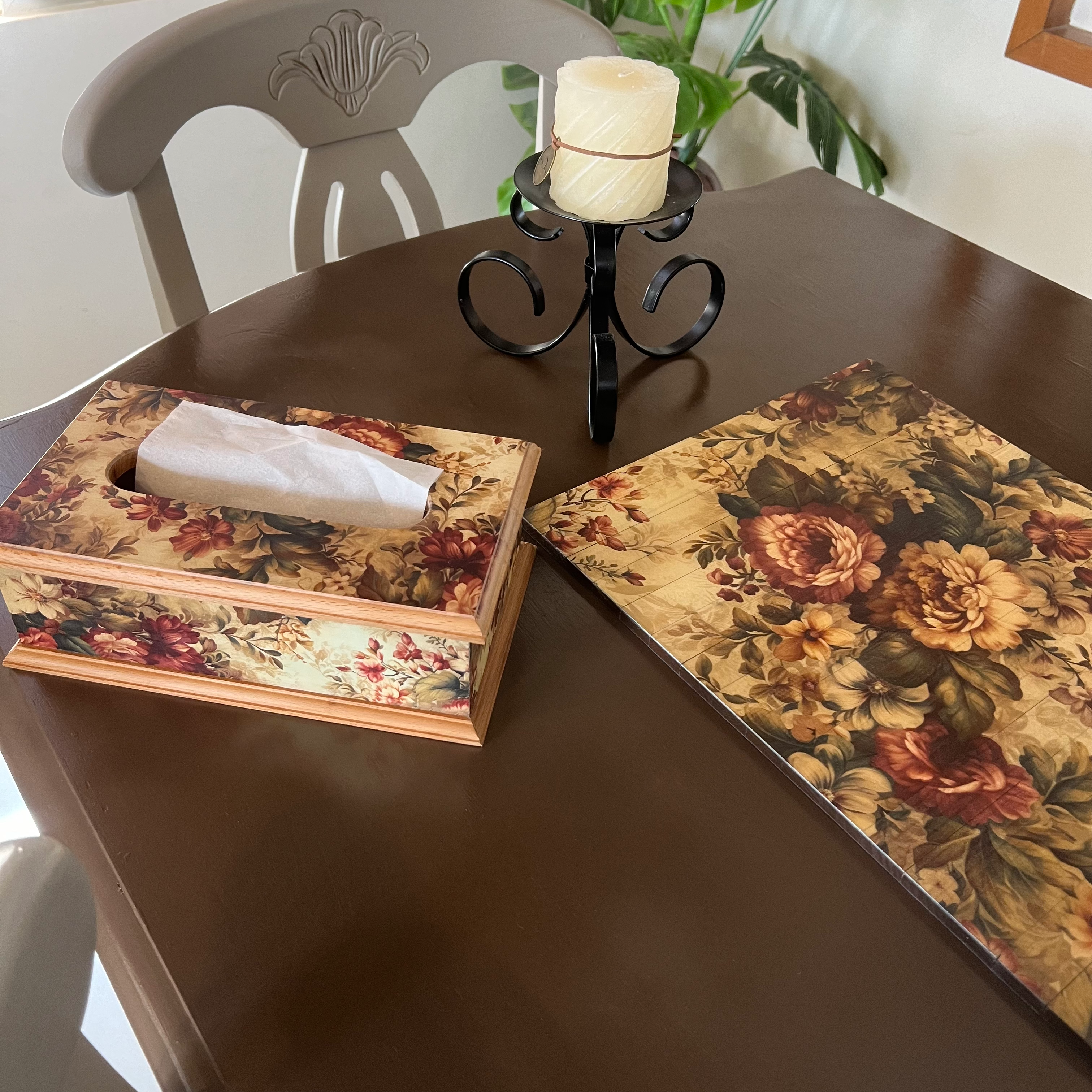 Wooden Collapsible Runner - Gardenia