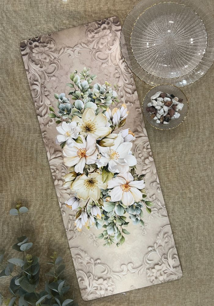 Wooden Flat Runner - Soft Blossom