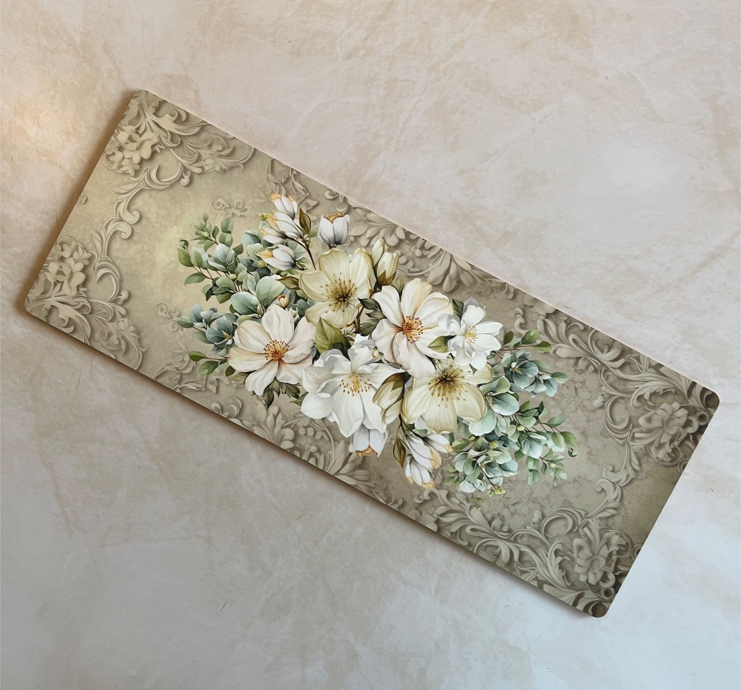 Wooden Flat Runner - Soft Blossom