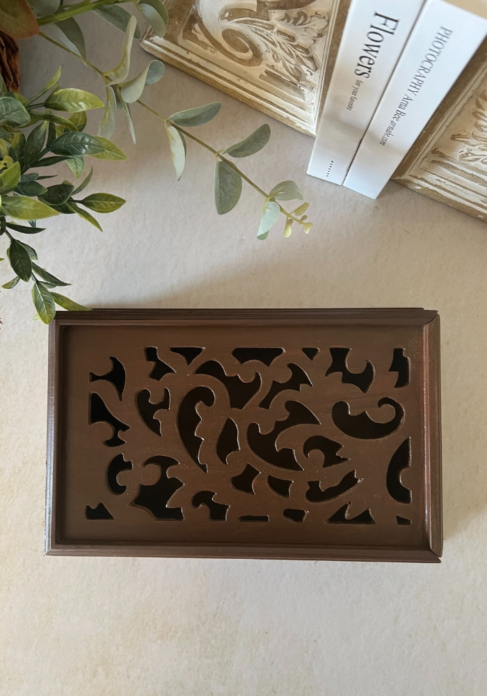 Symphony Carved Box - Floral Dance