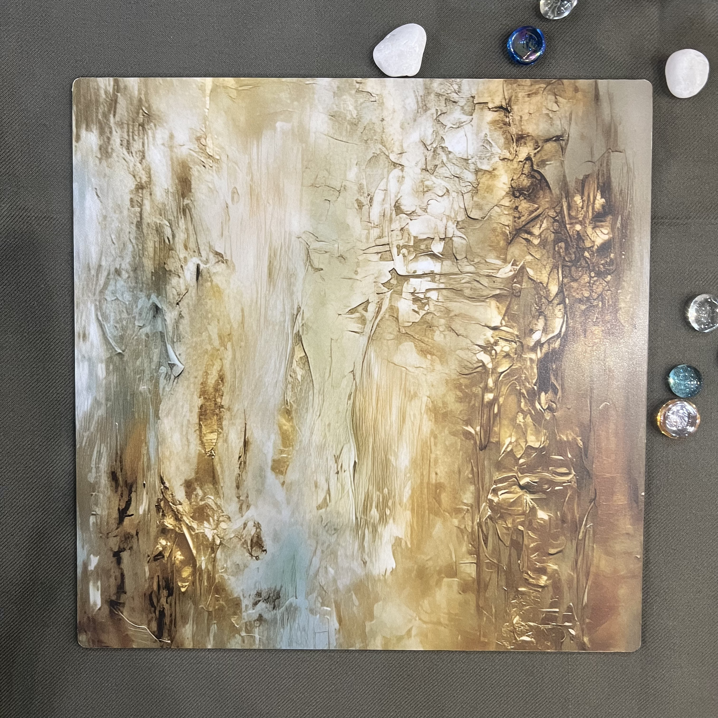 Dining Table Trivets - Golden Hues (Square)