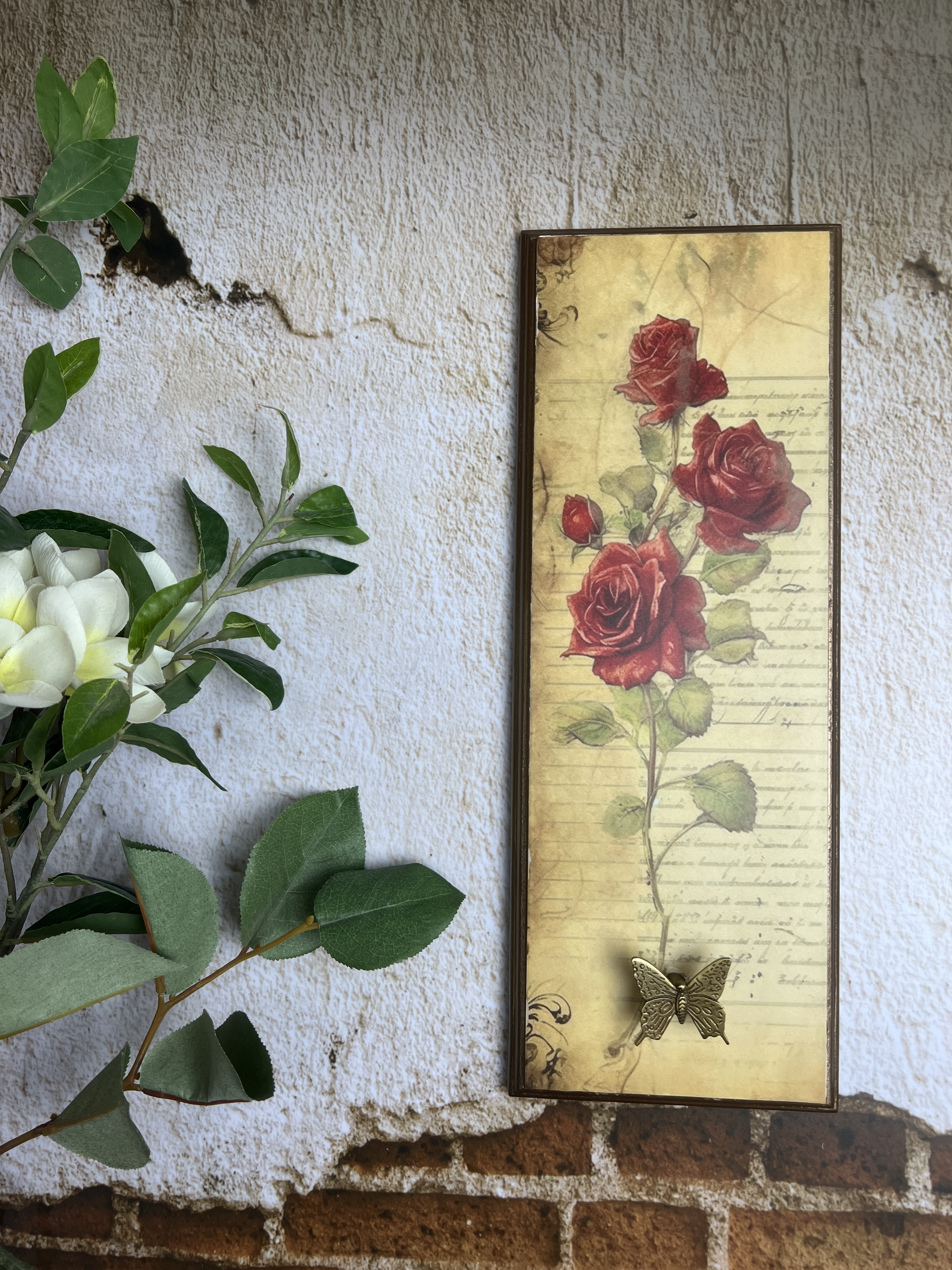 Wall Plaque - Crimson