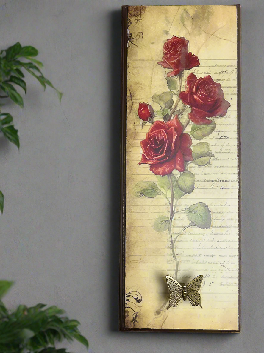 Wall Plaque - Crimson