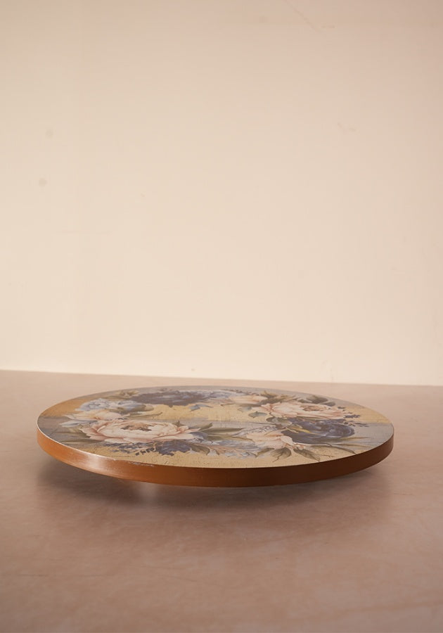 Turntable - Indigo Florals - Standard