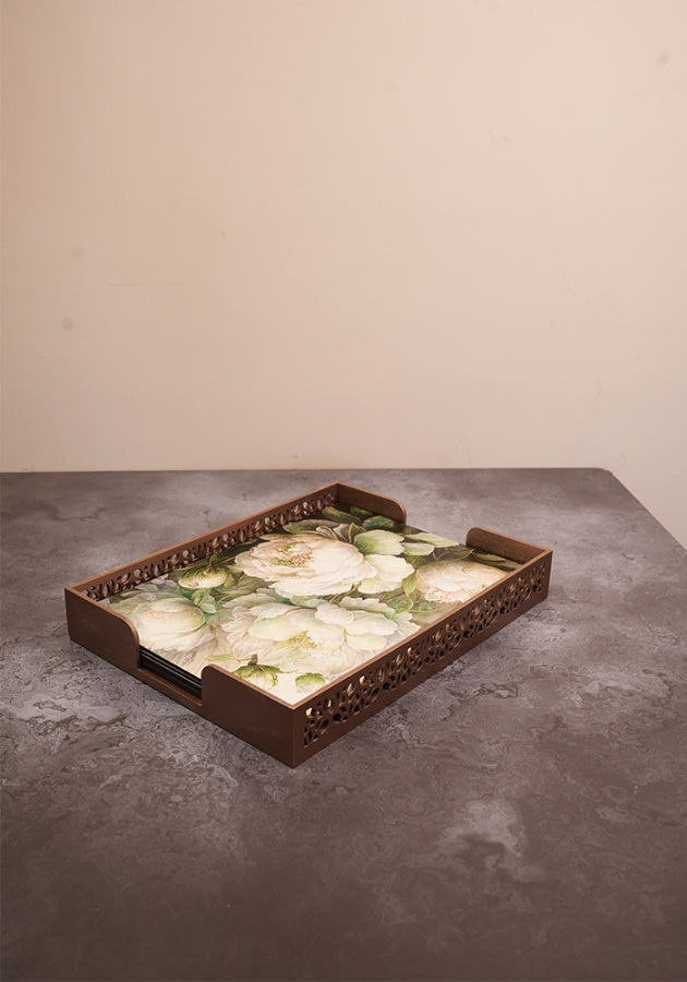 Dining Table Placemats - Dancing Peonies