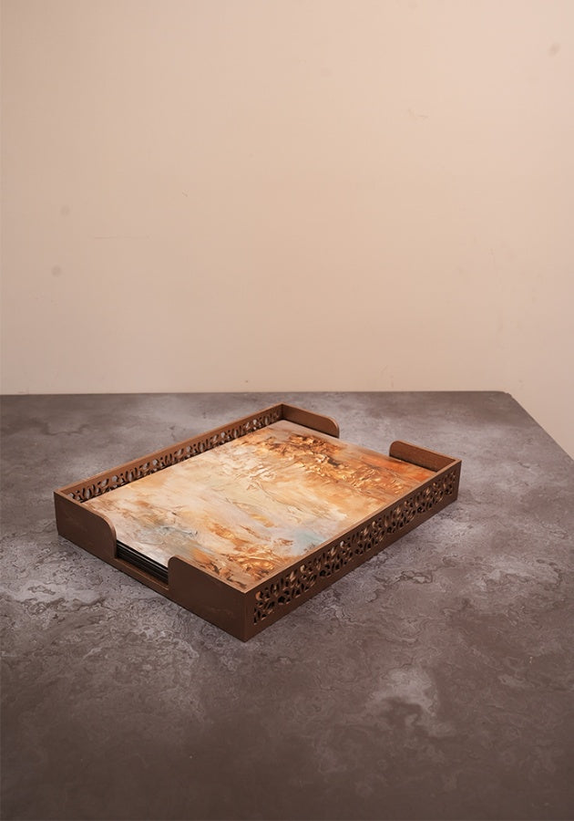 Dining Table Placemats - Golden Hues