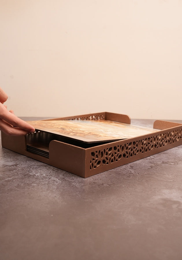 Dining Table Placemats - Dancing Peonies