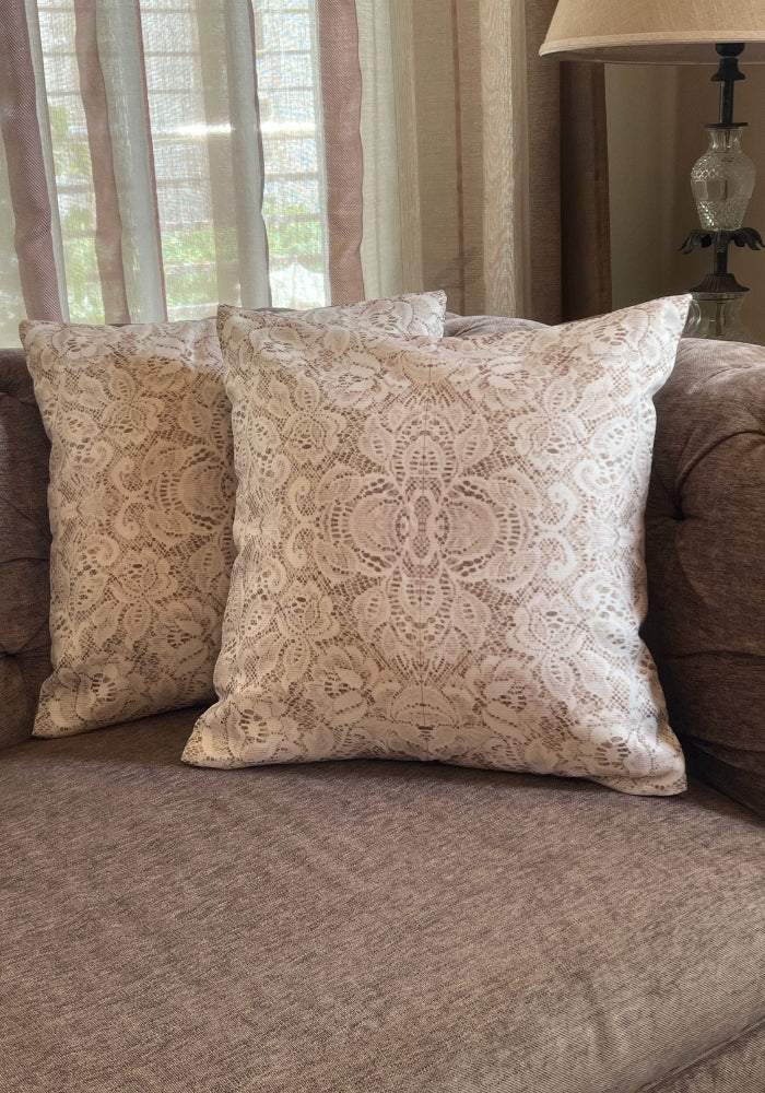 Reversible Cushion Covers - Exquisite Lace
