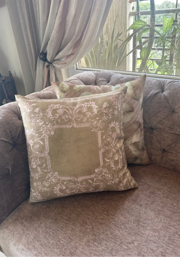 Reversible Cushion Covers - Lace