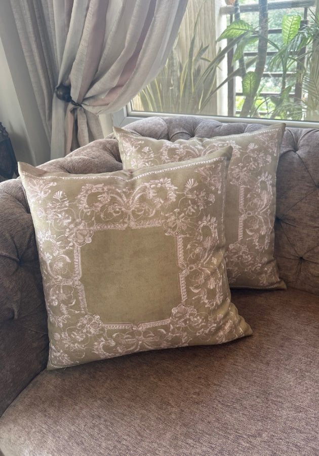 Reversible Cushion Covers - Lace