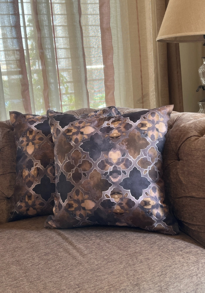 Reversible Cushion Covers - Indigo Hues