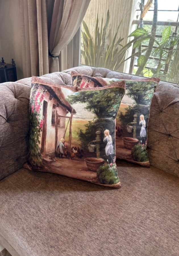 Reversible Cushion Covers - The Village
