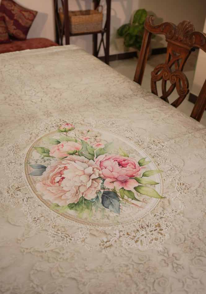 Table Cover - Floral Lace