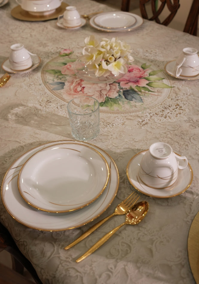 Table Cover - Floral Lace