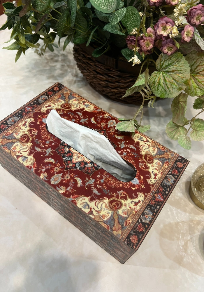 Engraved Tissue Box - The Luxury Series -  Persian Charm