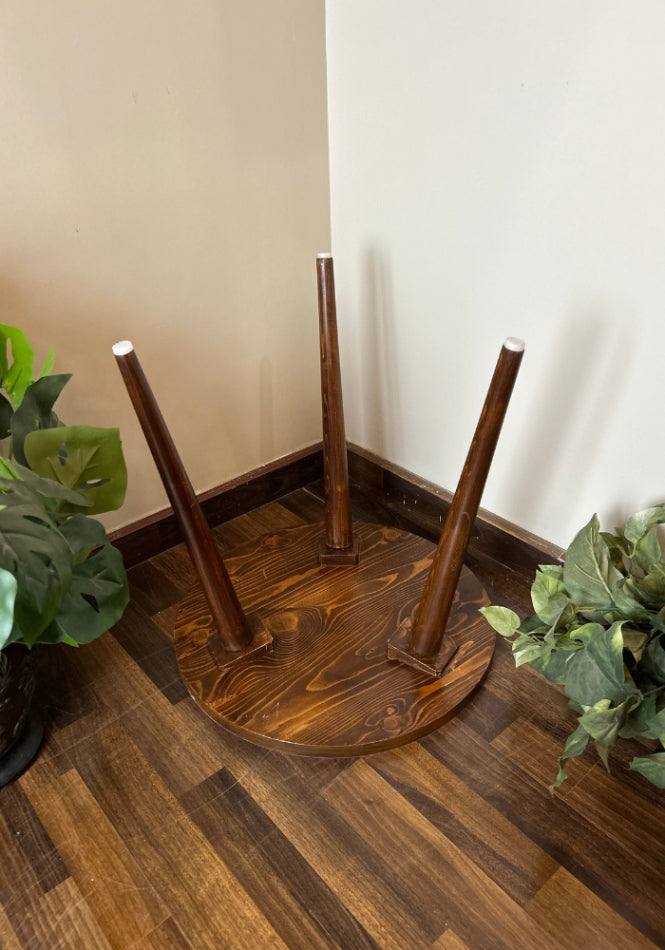Round Accent Table : - Floral Radiance