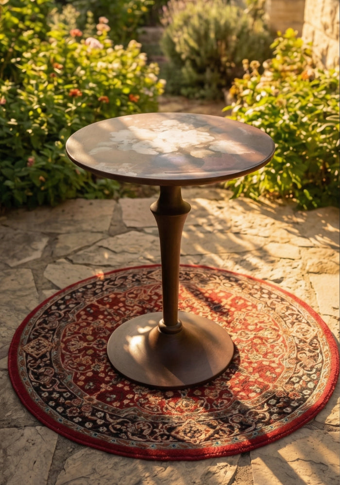 Round Table : -  Floral Vase