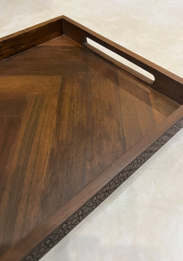 Wooden Engraved Tray